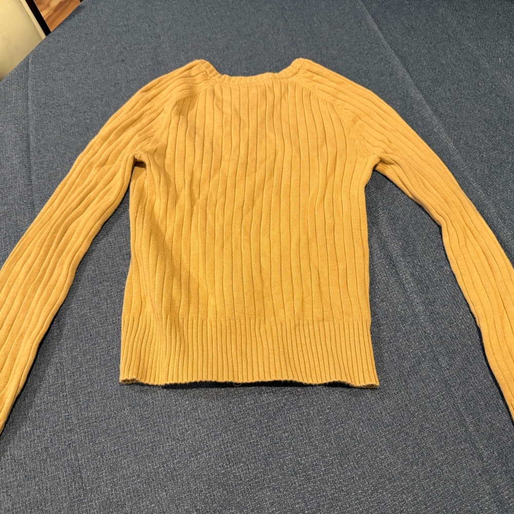 GAP Tan Ribbed Cardigan - Picture 3 of 3